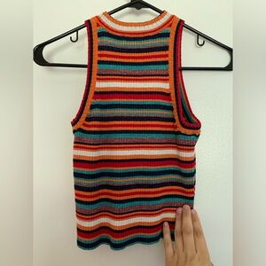 Ribbed cropped Zara knit tank